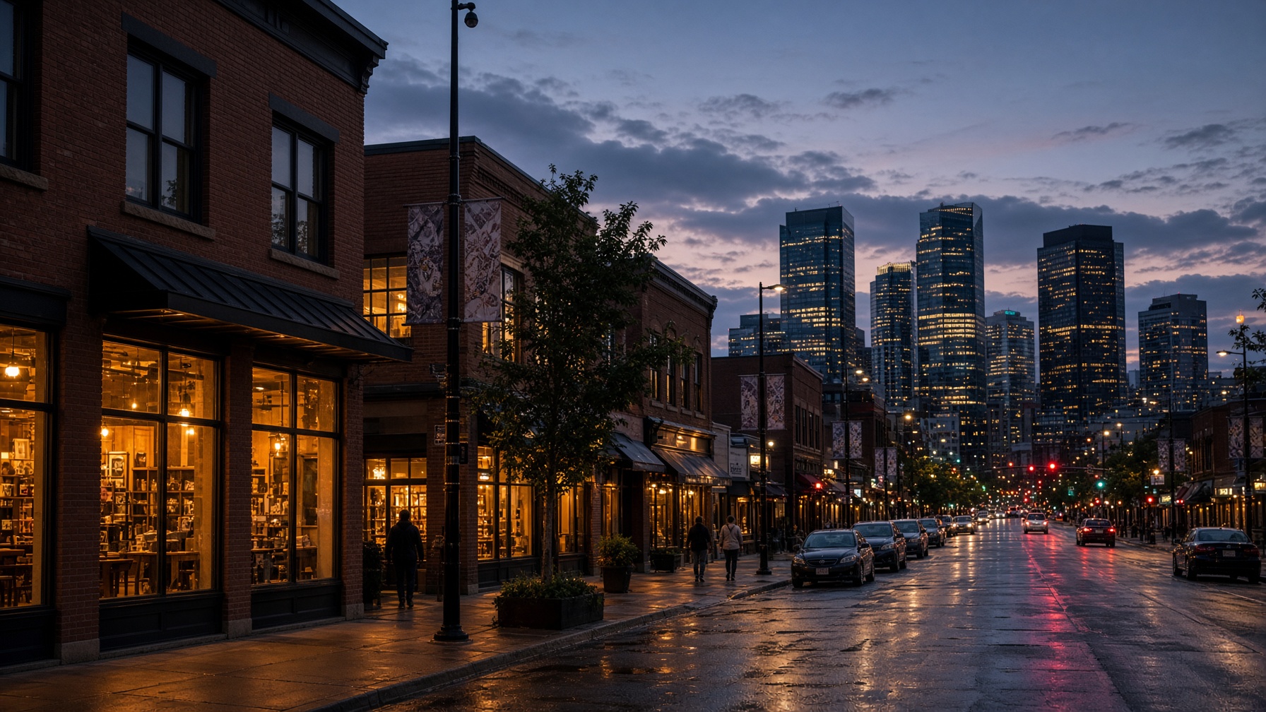 17th Avenue SW in Calgary’s Beltline — tap to open Google Maps